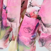 社交ダンス 衣装 スタンダード 上下セット ツーピース レッスンウェア パーティ衣装 オールシーズン ACROSS ピンク系 花柄 キラキラ 上品 ピンク系 フラワープリント セットアップ ドレス レディース 柔らかい 伸縮性 おしゃれ ダンス衣装 ホログラム キラキラデザイン 上品スタイル パーティーレッスン用 多色展開 エレガント スタイリッシュ 輝く 整形体型 スカート付き