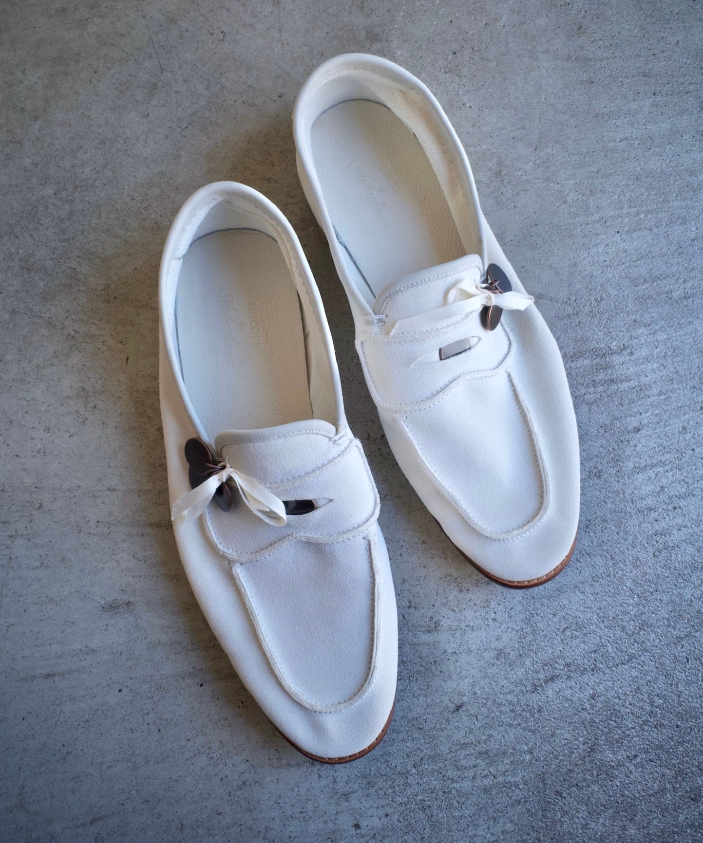 みどりこ Midorikawa / MID25SS-A04 COIN LOFERS (WHITE) | AfterSchool