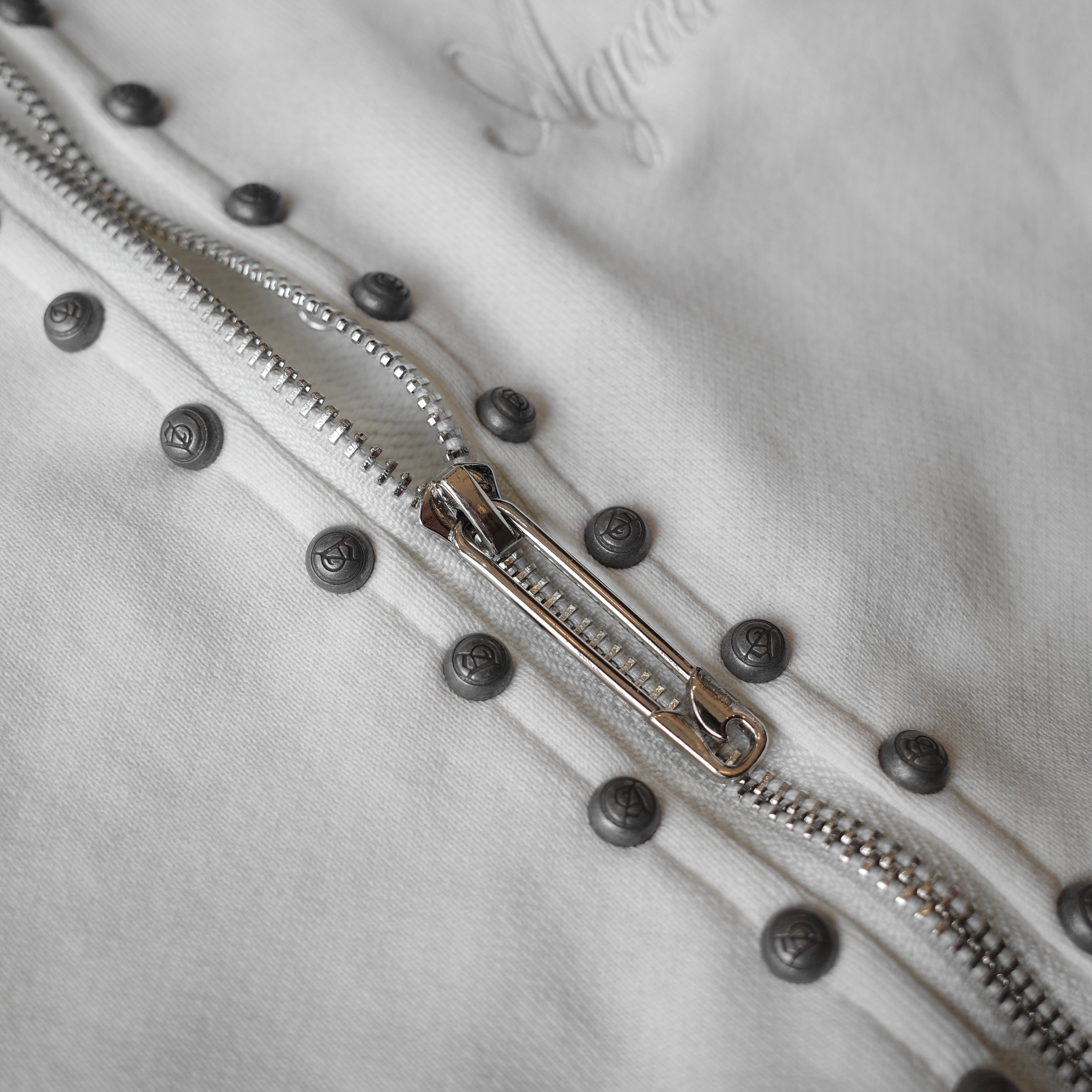 A Good Bad Influence】ORIGINAL STUDSED HOODIE / WHITE | PARX