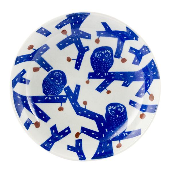 kata kata(カタカタ) 印判手なます皿 ふくろう