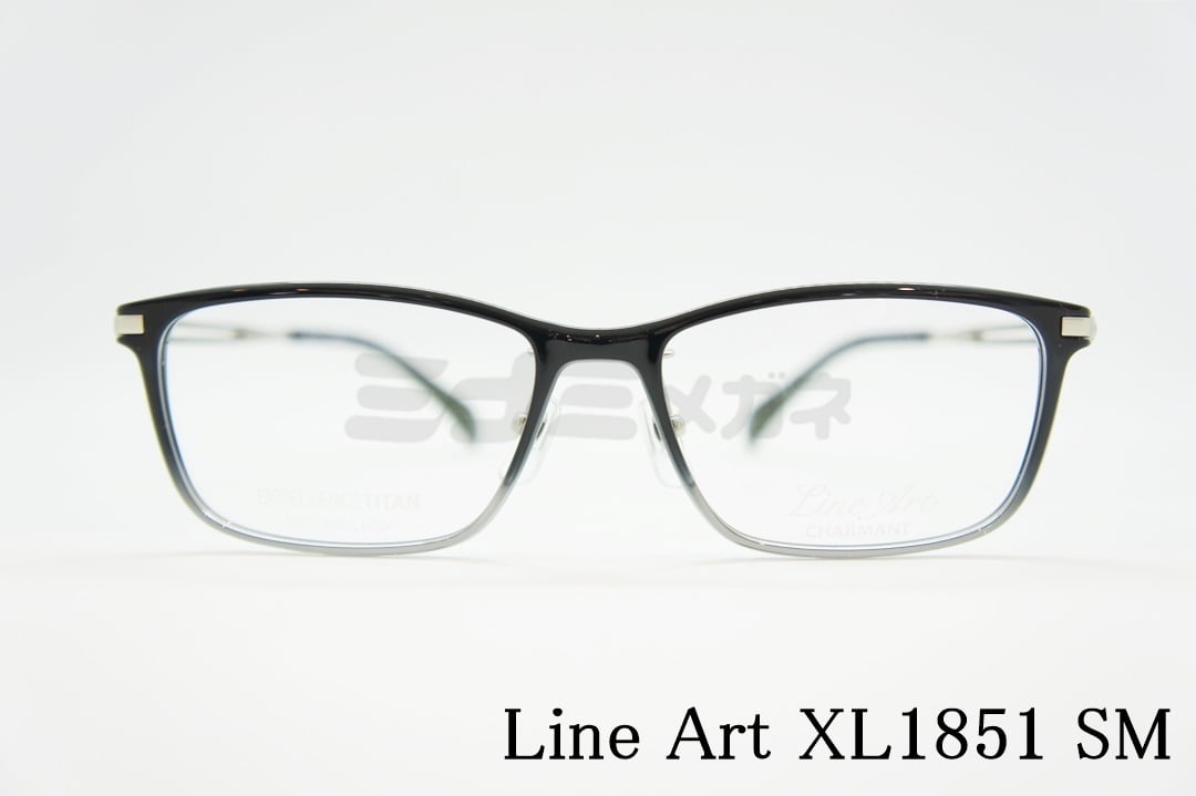 Line Art メガネ presto XL1851 DG プレスト スクエア CHARMANT