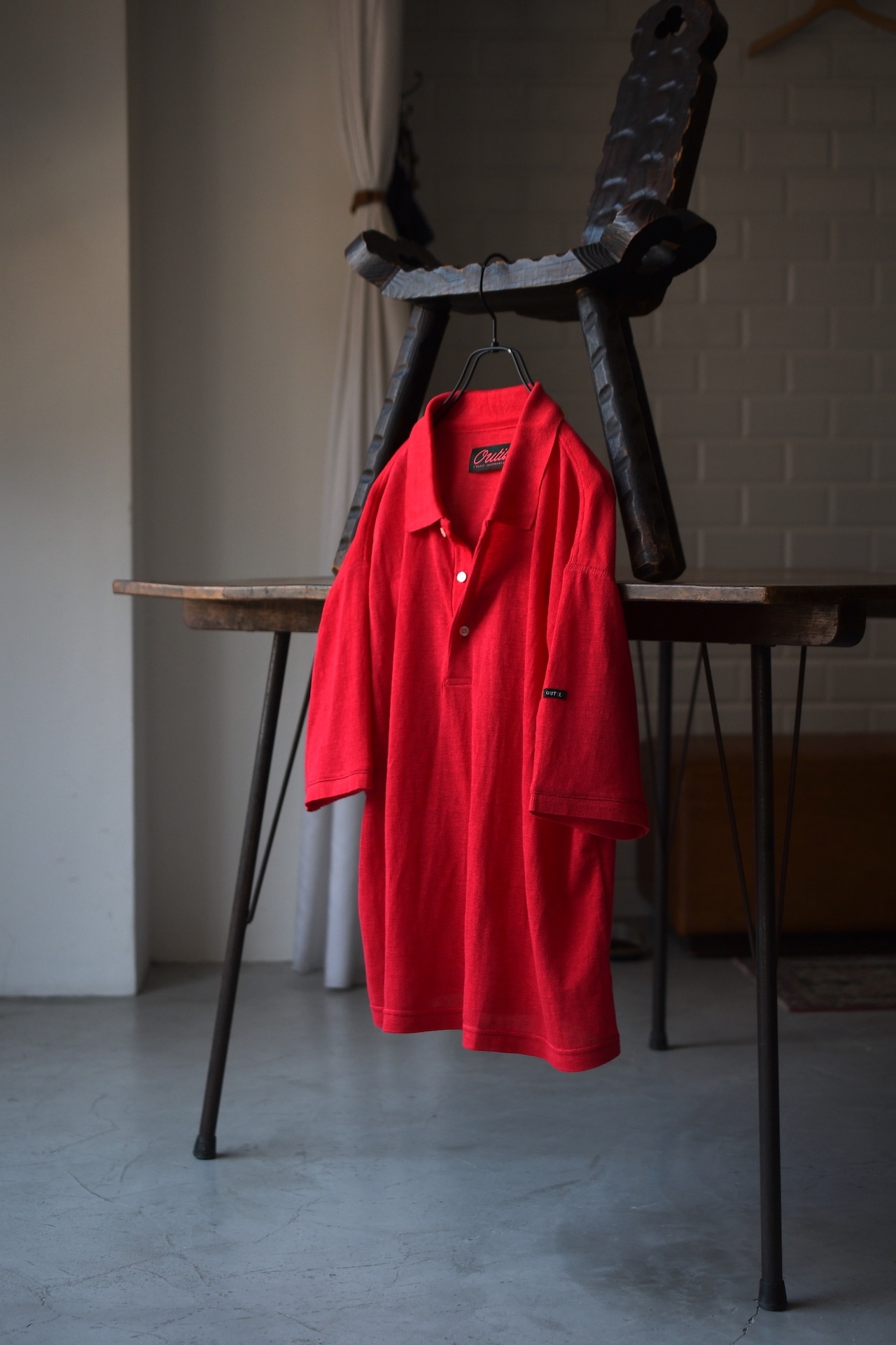 OUTIL / CHEMISIER WISSANT (ROUGE RED)