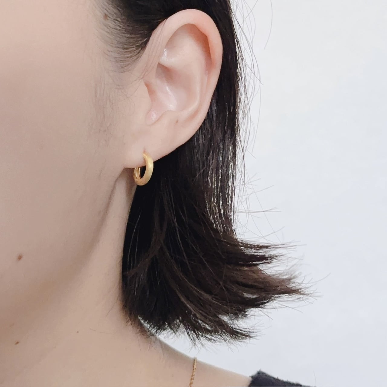 owol. ARC Pierce 2 ゴールド フープピアス ARC Pierce 2 Matte | owol.