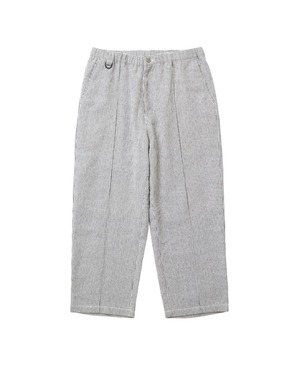 EVISEN / JACQUARD PINTUCK PANTS / WHITE