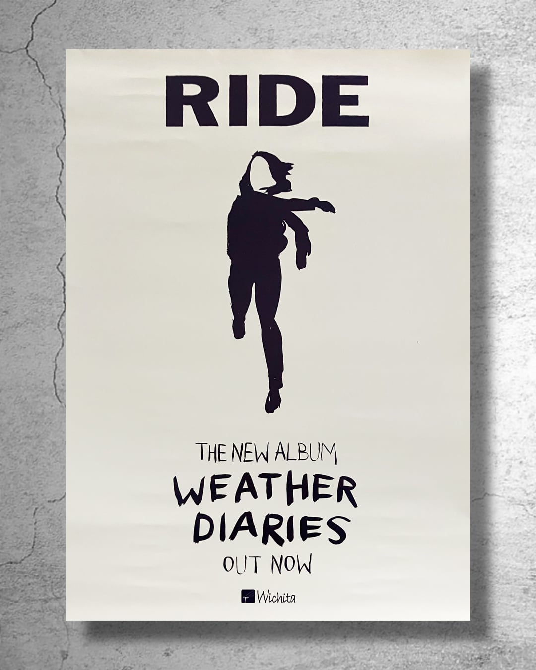 『Ride ライド』2017年イギリスでのアルバム『Weather Diaries』リリース告知ポスター
