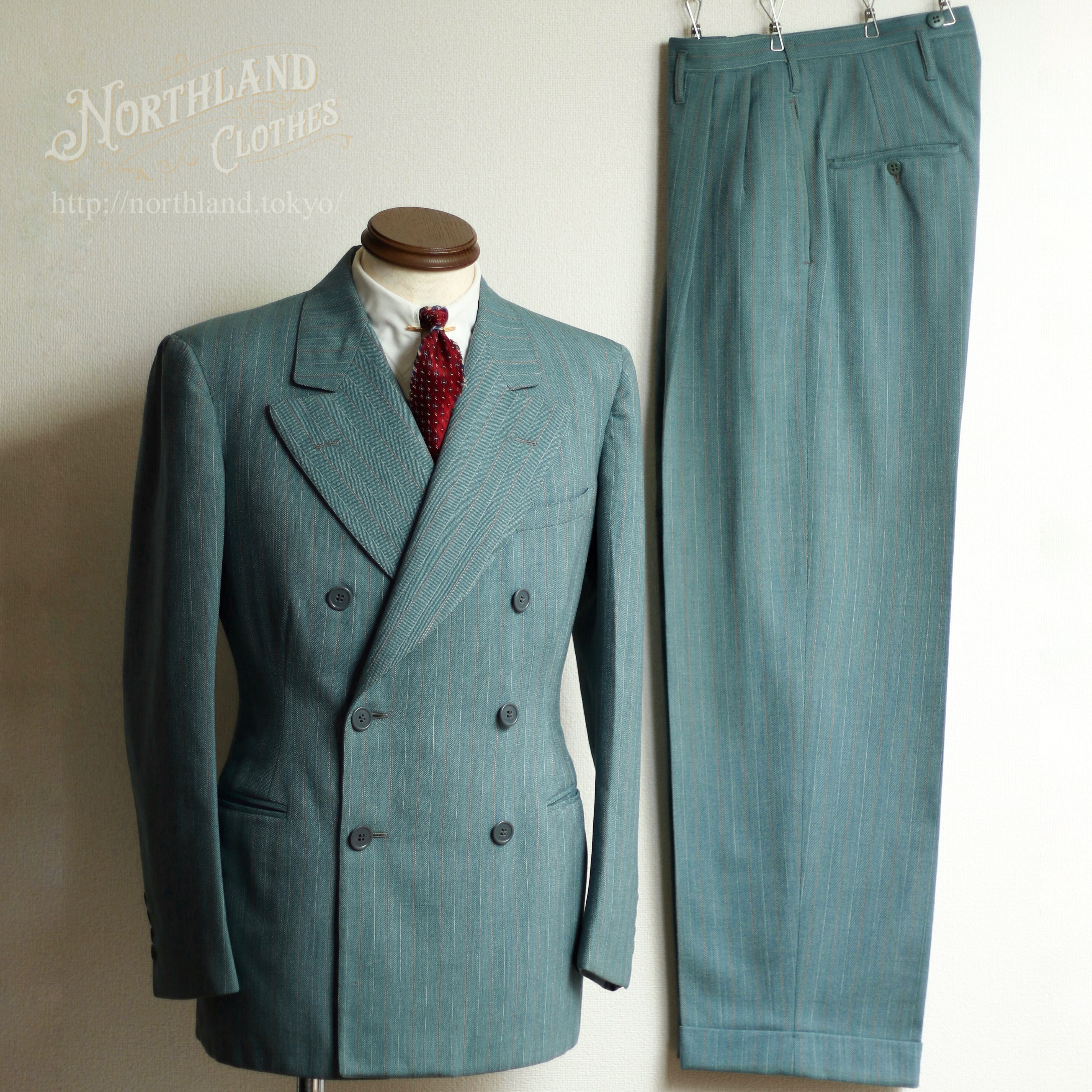 SOLD】1950年代 高級 ヴィンテージ ディレクターズ スーツ 3ピース