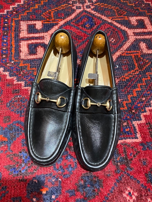 .GUCCI LEATHER HORSE BIT LOAFER MADE IN ITALY/グッチレザーホースビットローファー 2000000050157