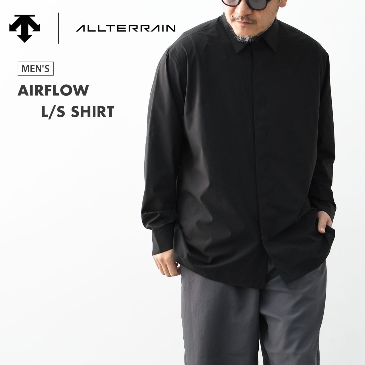 DESCENTE ALLTERRAIN [デサントオルテライン] AIRFLOW L/S SHIRT
