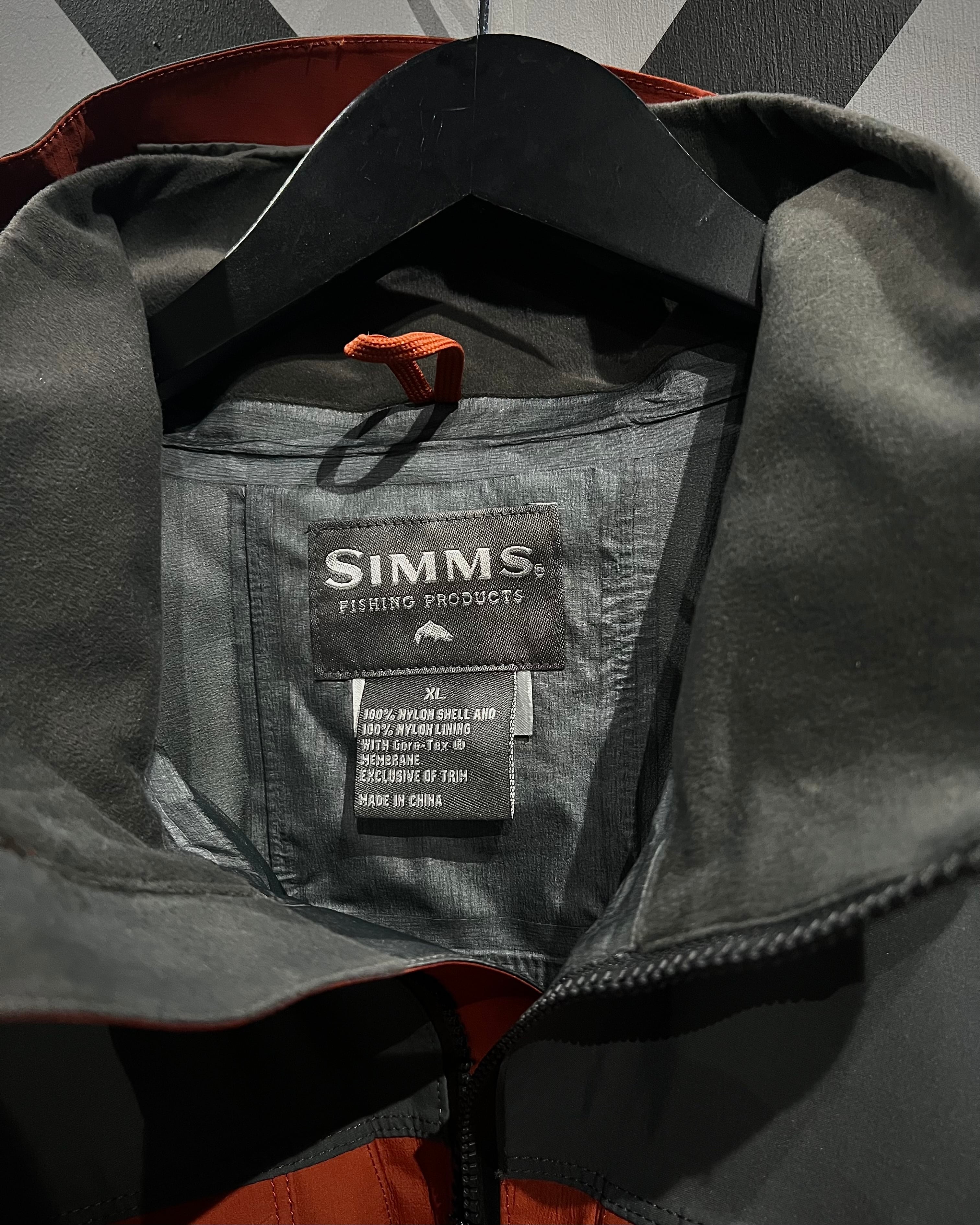 X VINTAGE】“Simms Fishing Products” “GORE-TEX” Various Gimmick