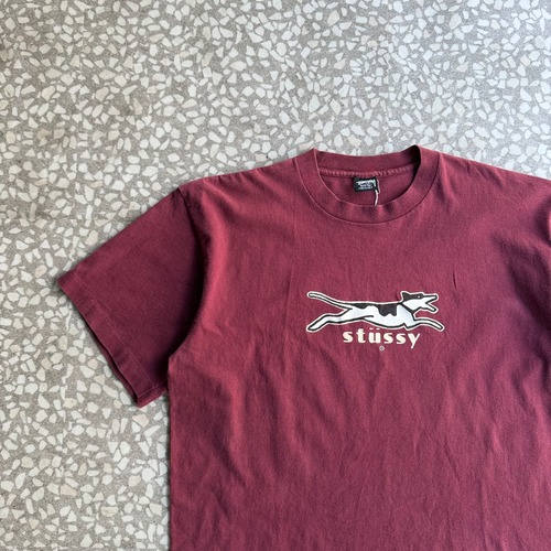 STUSSY / 90’s design T-shirt size XL　黒タグ