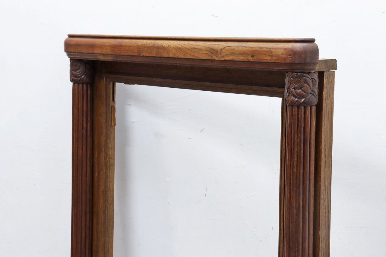 ヴィンテージ オーク無垢材 額 装飾 フレーム オブジェ 木枠 店舗什器