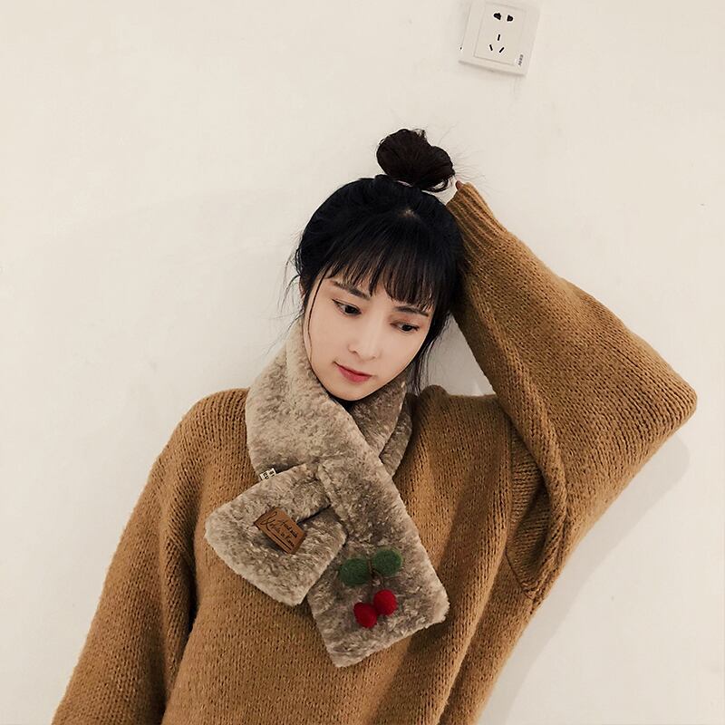 スカーフ ウィンタークロス 大人ガーリー スウィート キュート カジュアル 冬物 ブラック・アイド・ピーズ43051174694