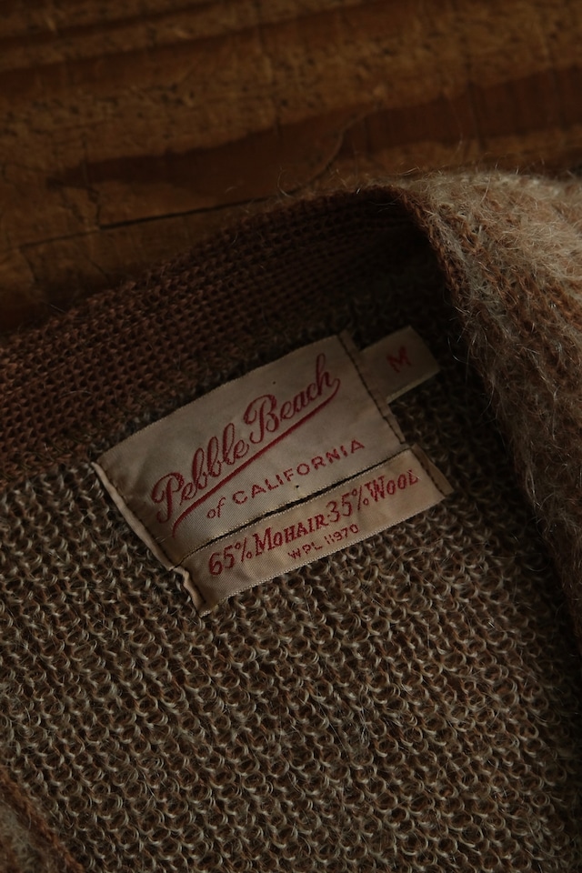 Utah/50's-60's Mohair65% Wool35% cardigan