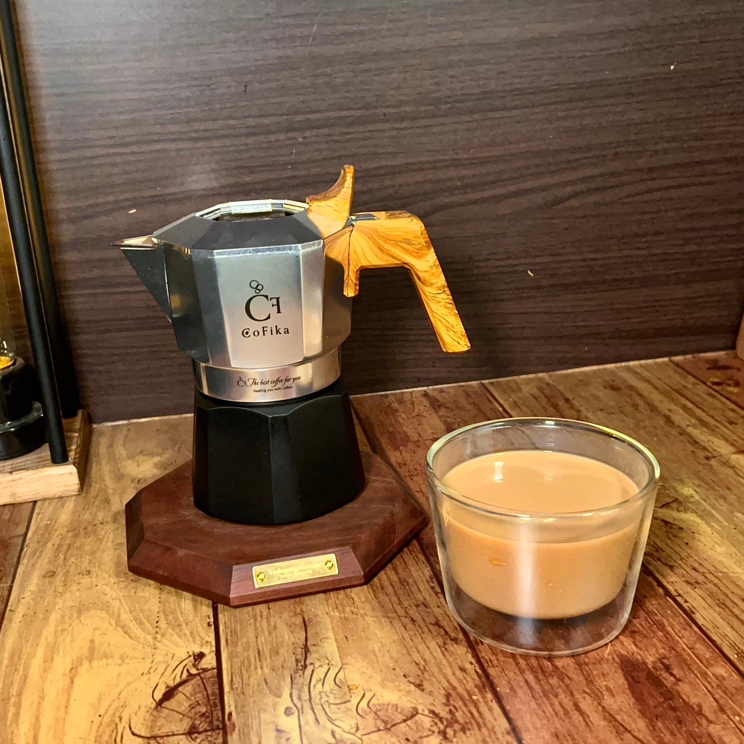 CoFika Crema Rich 直火式エスプレッソマシン 1-2杯用 | COFFEE LAB