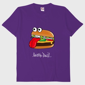 べろりんバーガー_Tシャツ_White_Logo ver.2