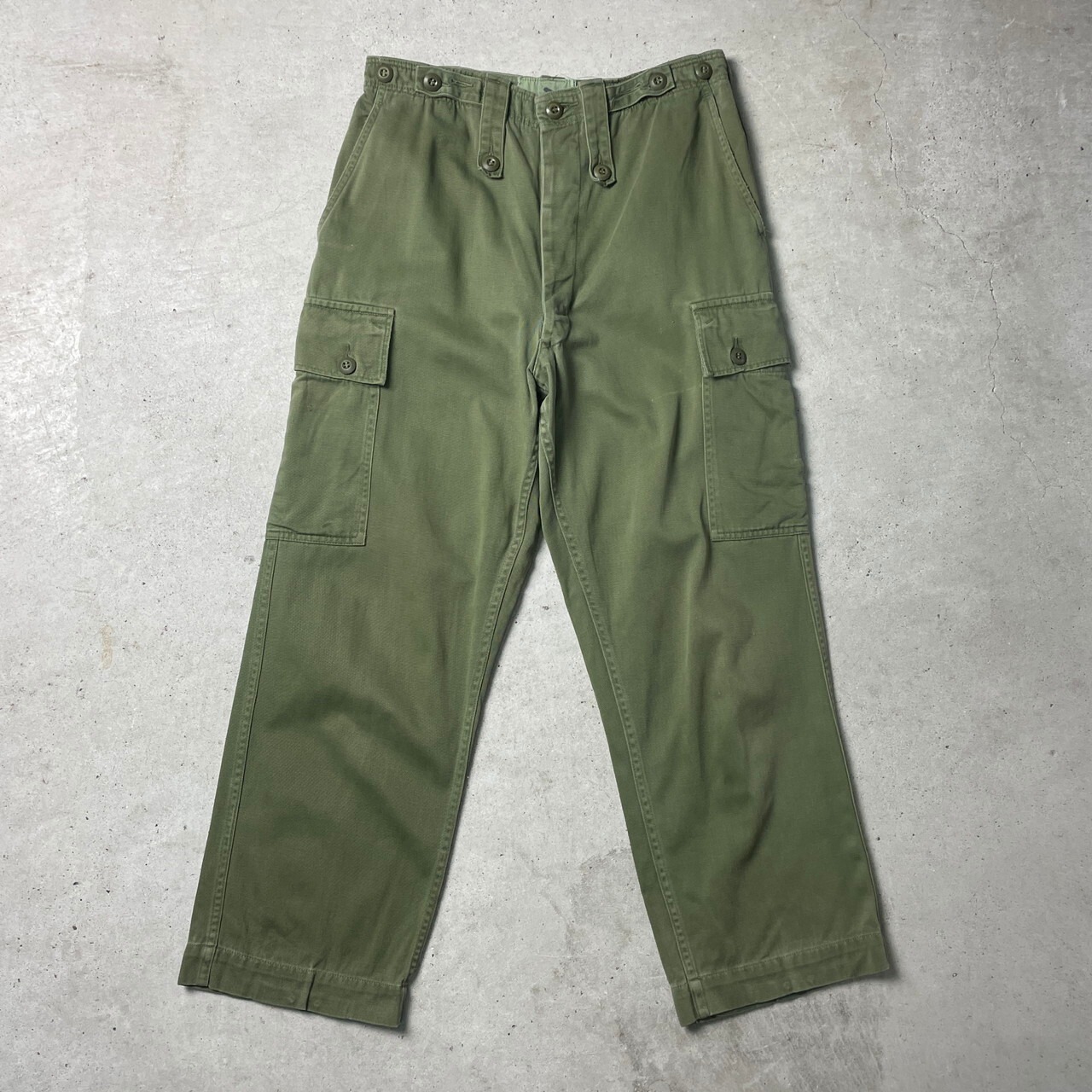 80年代 オーストラリア軍 ファティーグパンツ ミリタリーパンツ メンズ 