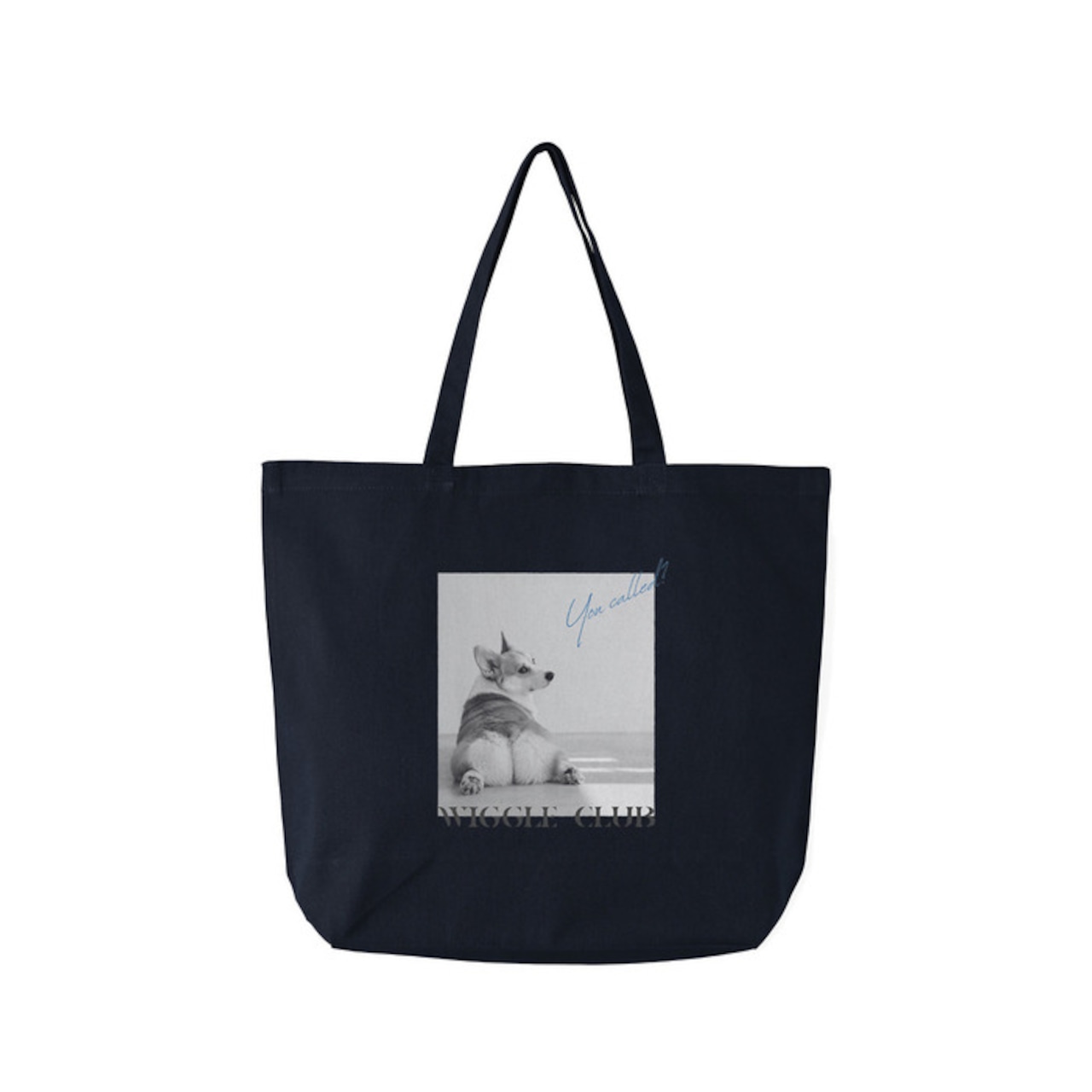 YOU CALLED? Tote bag -Navy-　[G0006]