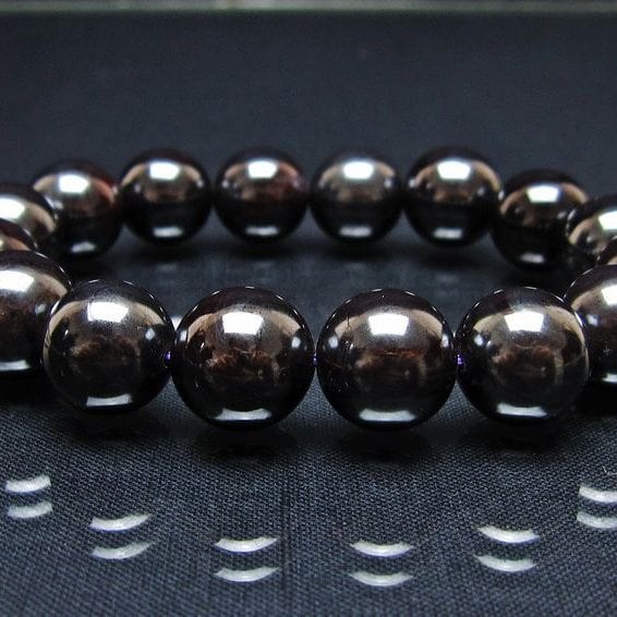 スギライト ブレスレット 13mm ブラックスギライト ブレス 一点物 メール便可 [M便 1/10] 111-45650