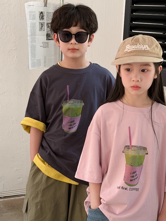 【KID】キウィスムージープリント半袖Tシャツ - 9