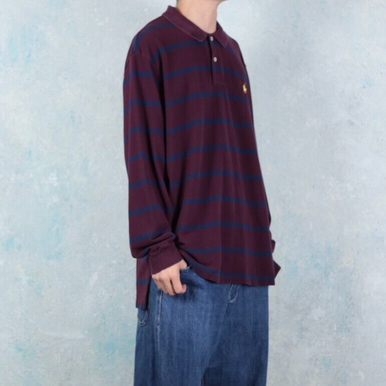 Polo by Ralph Lauren ボーダー柄 長袖ポロシャツ 【FF-3073】 | cv