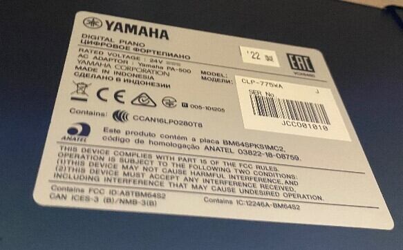 ☆77547【電子ピアノ】YAMAHA CLP775WA 22年製 | リユース専門店エプコ
