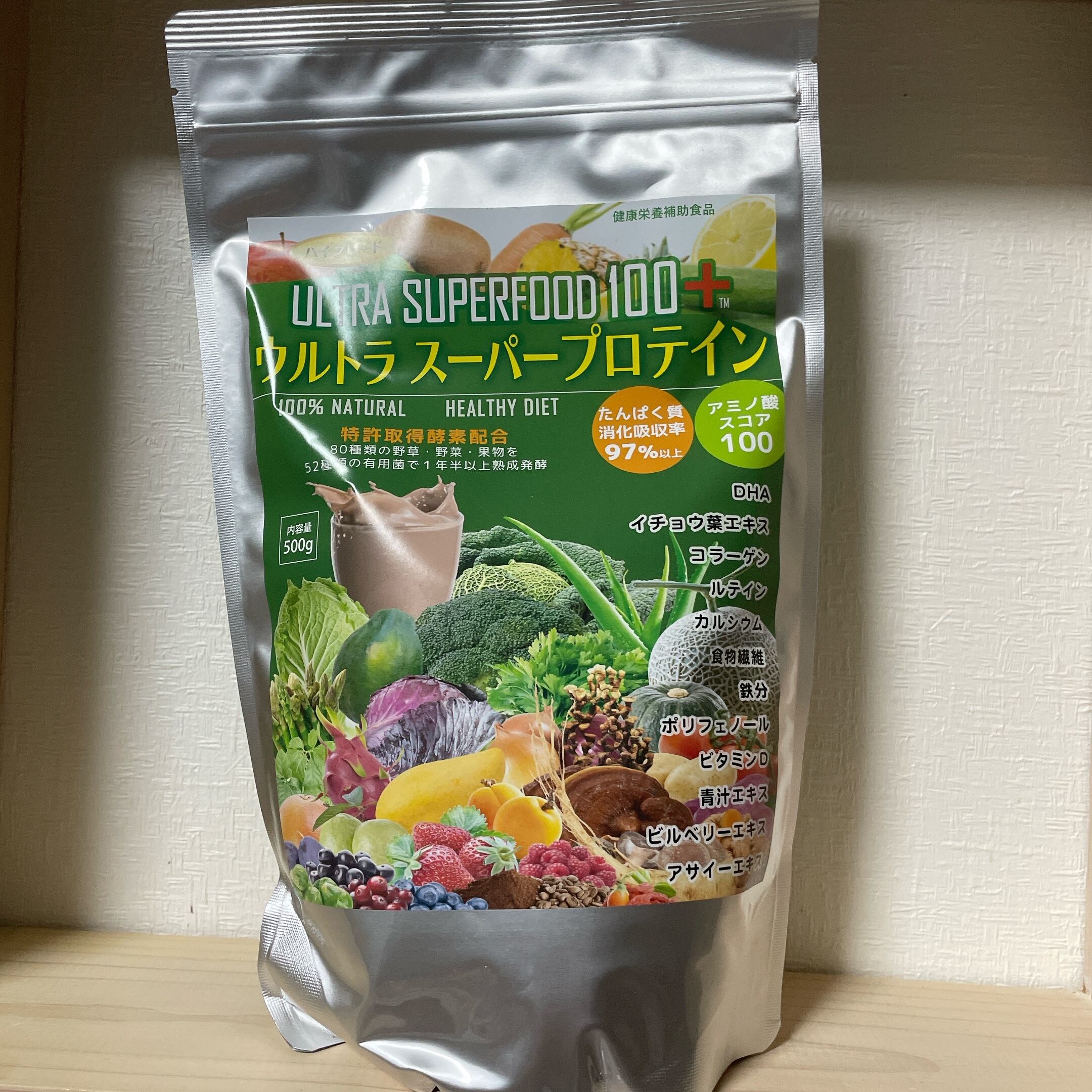 カーブス ウルトラプロテイン グリーンアップル味 500g ウルトラ