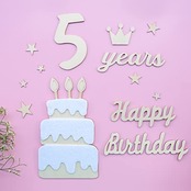 Oaec 月齢フォト 天然木製 マンスリーカード 43枚セット ベビーマンスリーカッド 長持ち ニューボーンフォト 小物 月齢カード 寝相アート 写真道具 撮影アイテム 記念日フォト 新生児 成長記録に 赤ちゃん 出産祝い 男の子 女の子 再利用可能 (ケーキ-43枚)