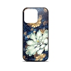 華誕 - 和風 角丸型 強化ガラスiPhoneケース