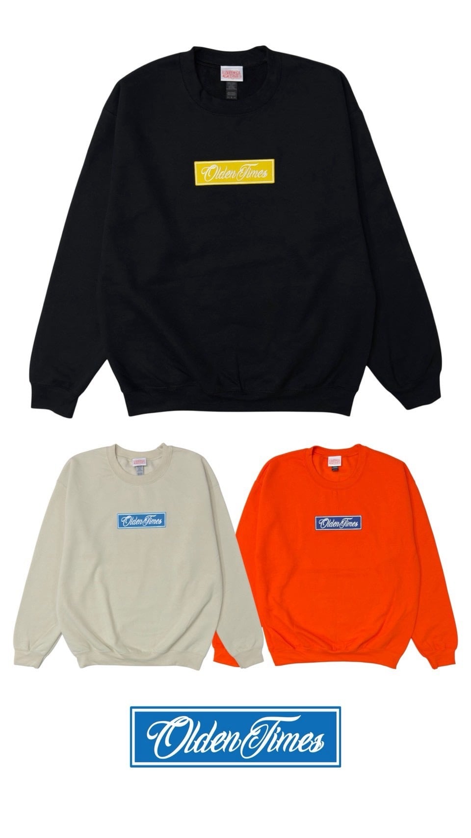 【10月31日(土)午前10時より販売開始】BOX LOGO WAPPEN CREW NECK SWEAT SHIRT