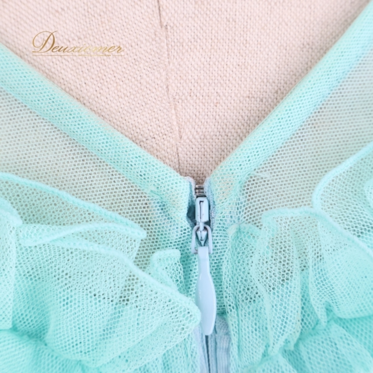 社交ダンス 衣装 チャコット Chacott スタンダードドレス ドレス ワンピース ペパーミント フリル プリーツ 日本製 レース パーティ 発表会 リボン ブルー 水色 緑 黄緑 ブルー系 グリーン系 フェミニン サイズS おしゃれ ダンス用 かわいい ボリューム感 軽やか