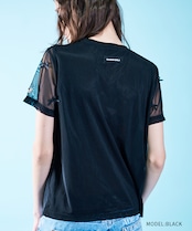 チュールレイヤードミニリボンTOPS (GRAY) CQ-46082