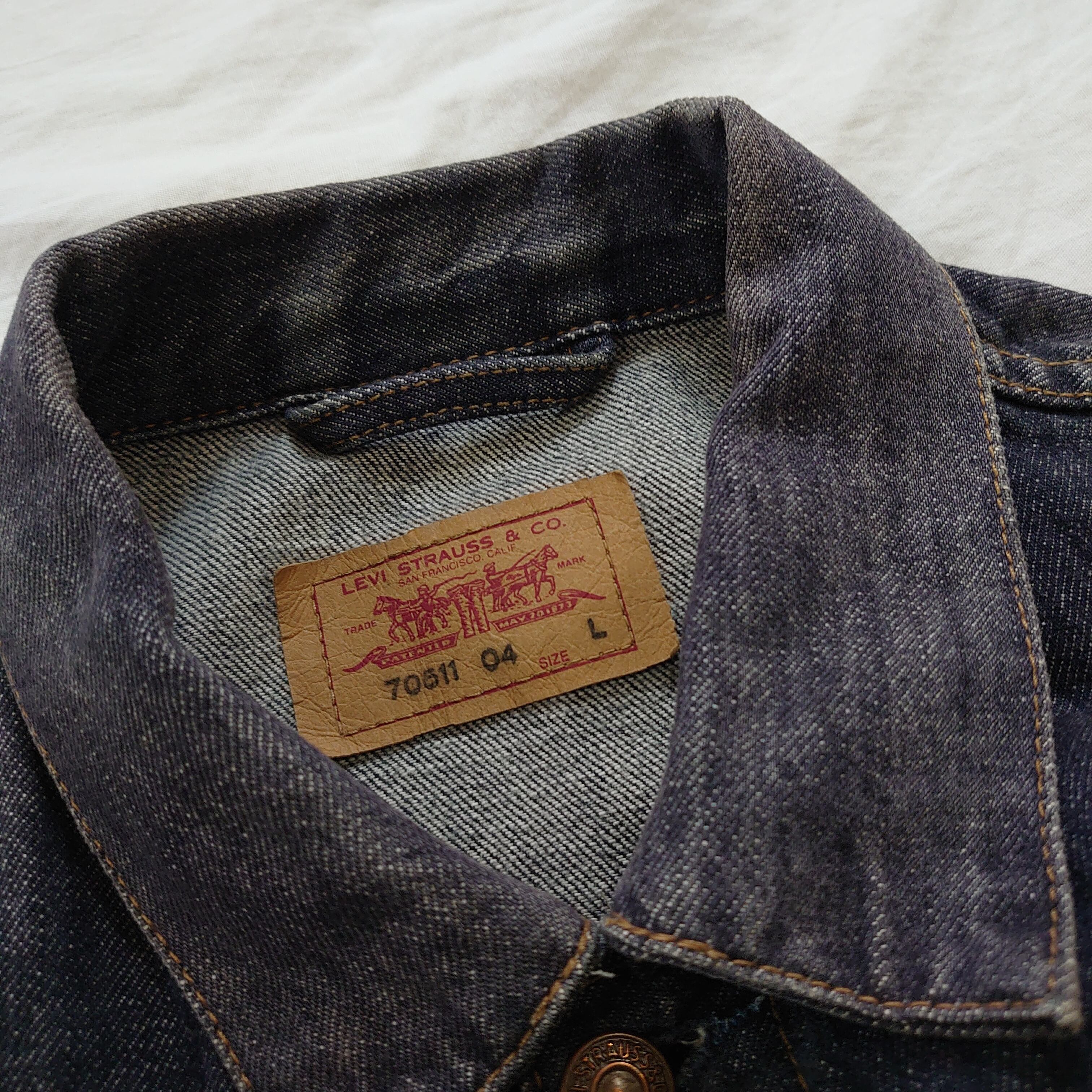 2ndタイプ】Levi's ユーロリーバイス 70511 デニムジャケット L