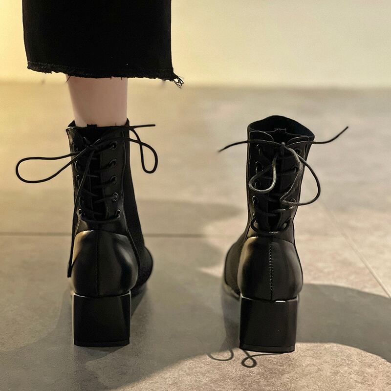 ブーツサマーレッドスタイルショートソックス 靴 シューズ 夏物 タイツ ストッキング スクウェア 部族の婦人靴42847720639