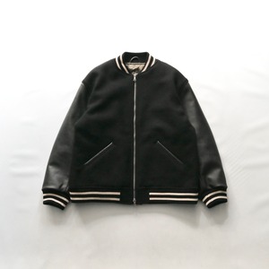 【alvana アルヴァナ】WOOL MOHAIR COWHIDE LEATHER JACKET ウールモヘアカウハイドレザージャケット ALV-00147