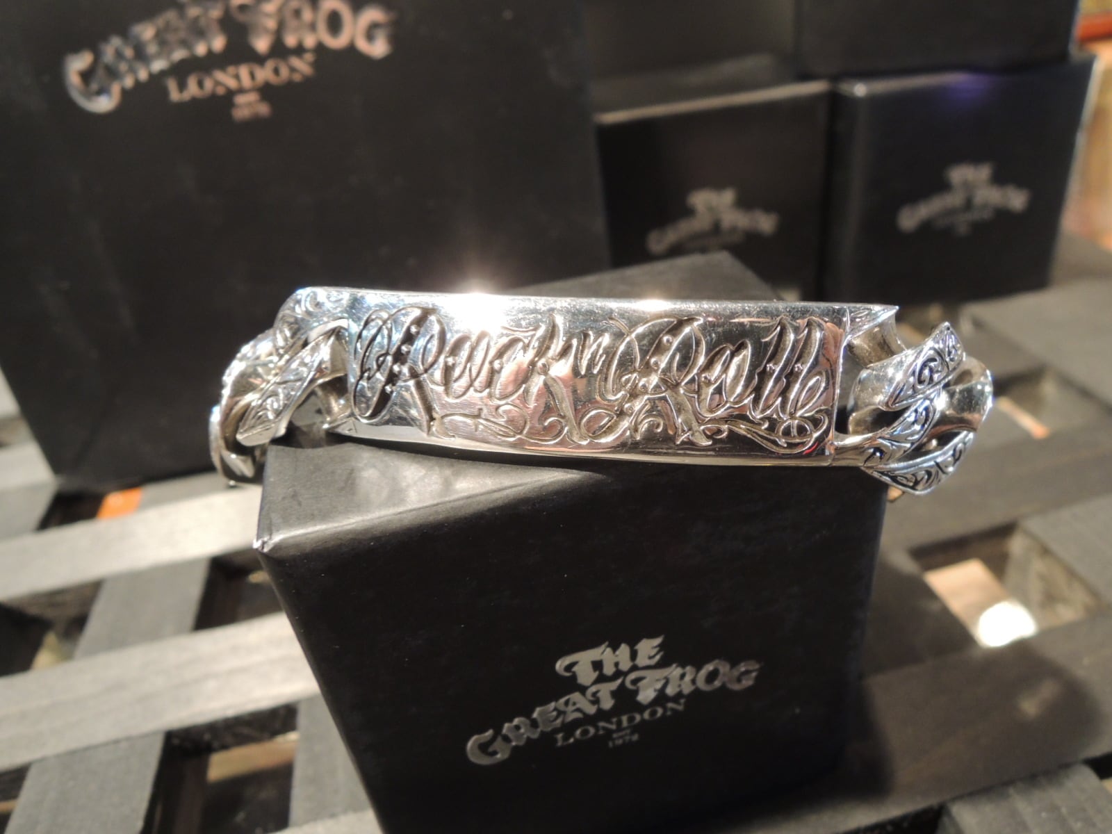 THE GREAT FROG ROCK`N ROLL ID BRACELET グレートフロッグ