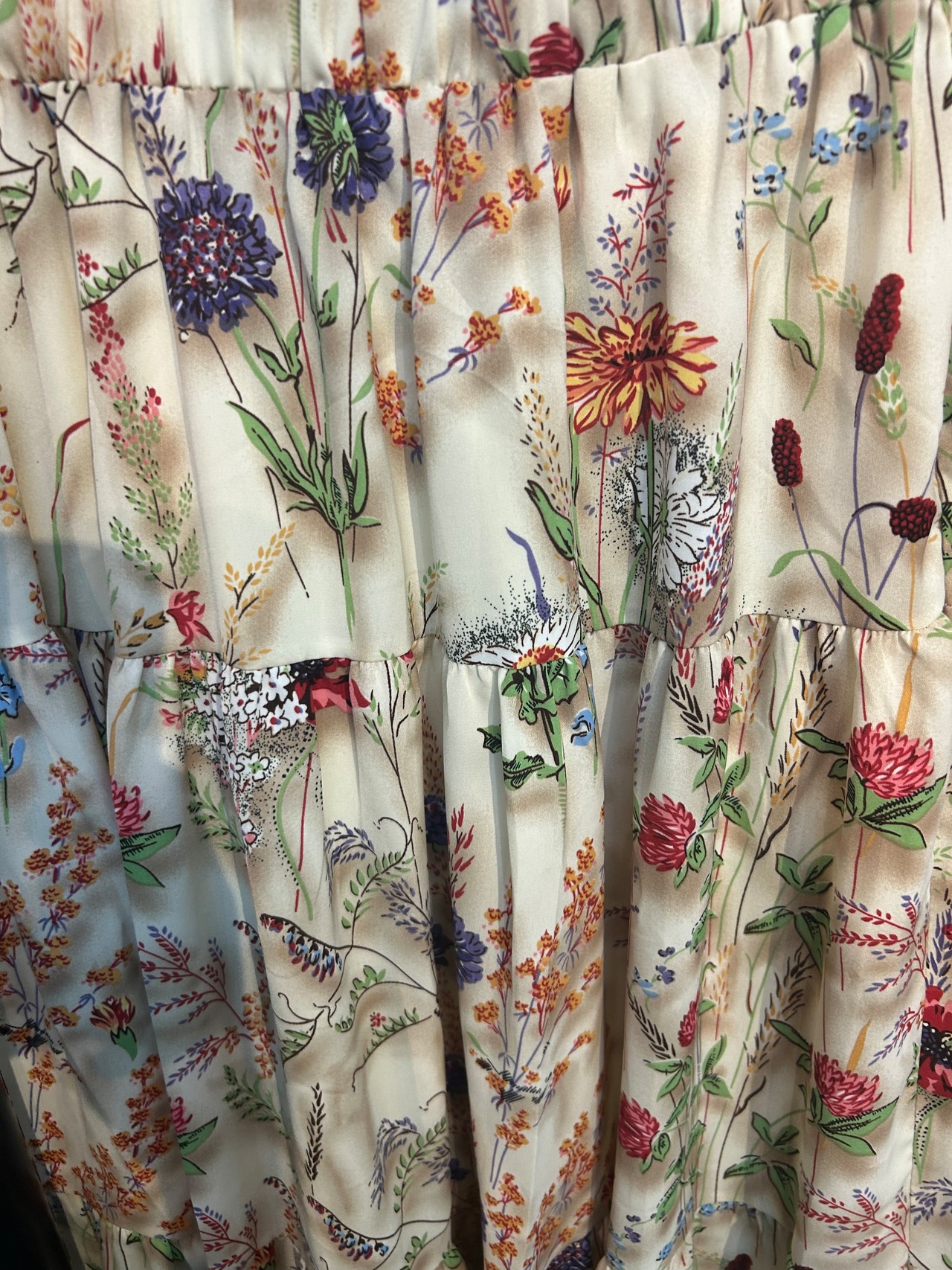 ASAKURA 柄スカート　15656