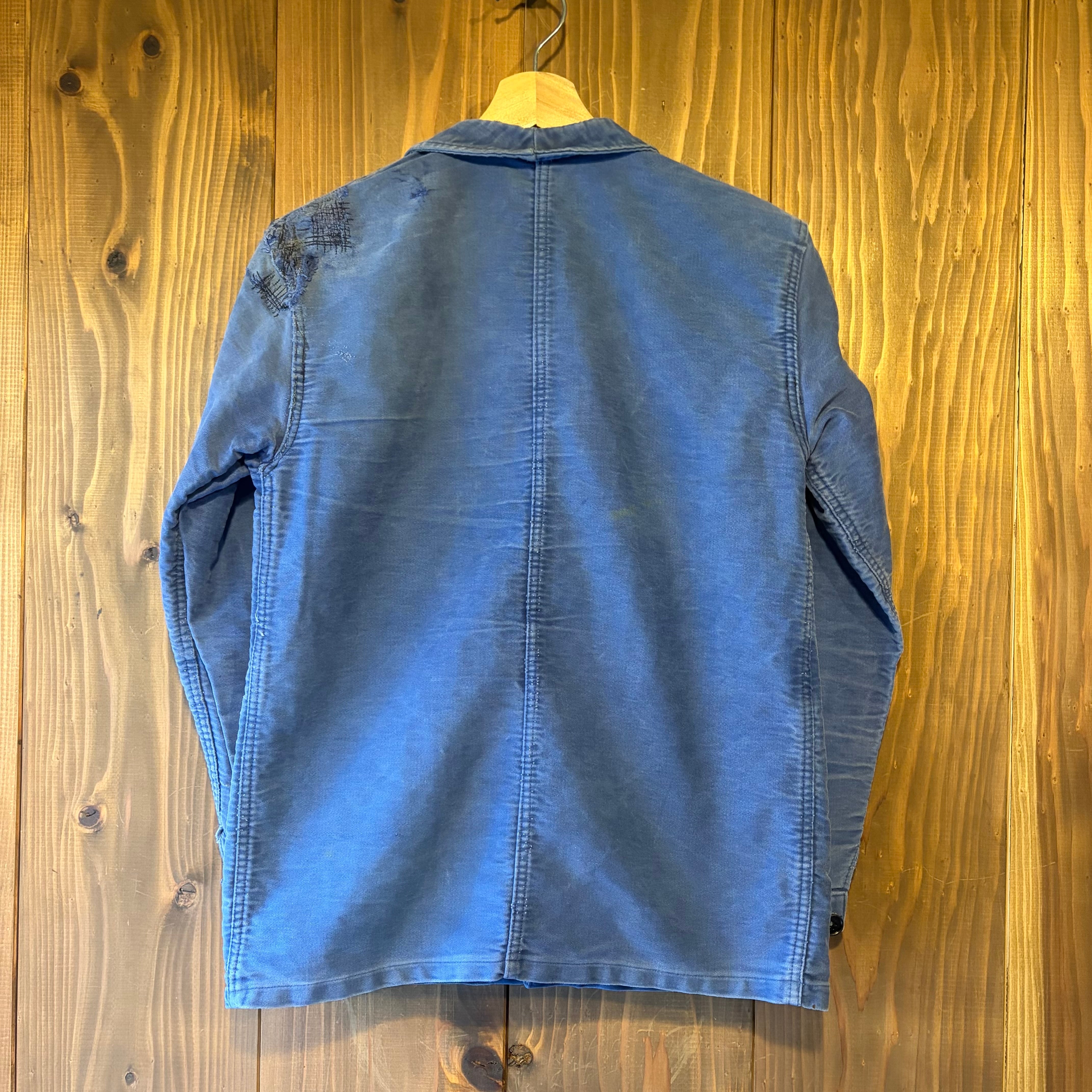 50s モールスキン ワークジャケット 襤褸 ユーロ ヴィンテージ