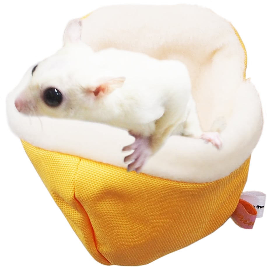 【小動物用品】寝ごこちコクーン　ブルー/グリーン/イエロー