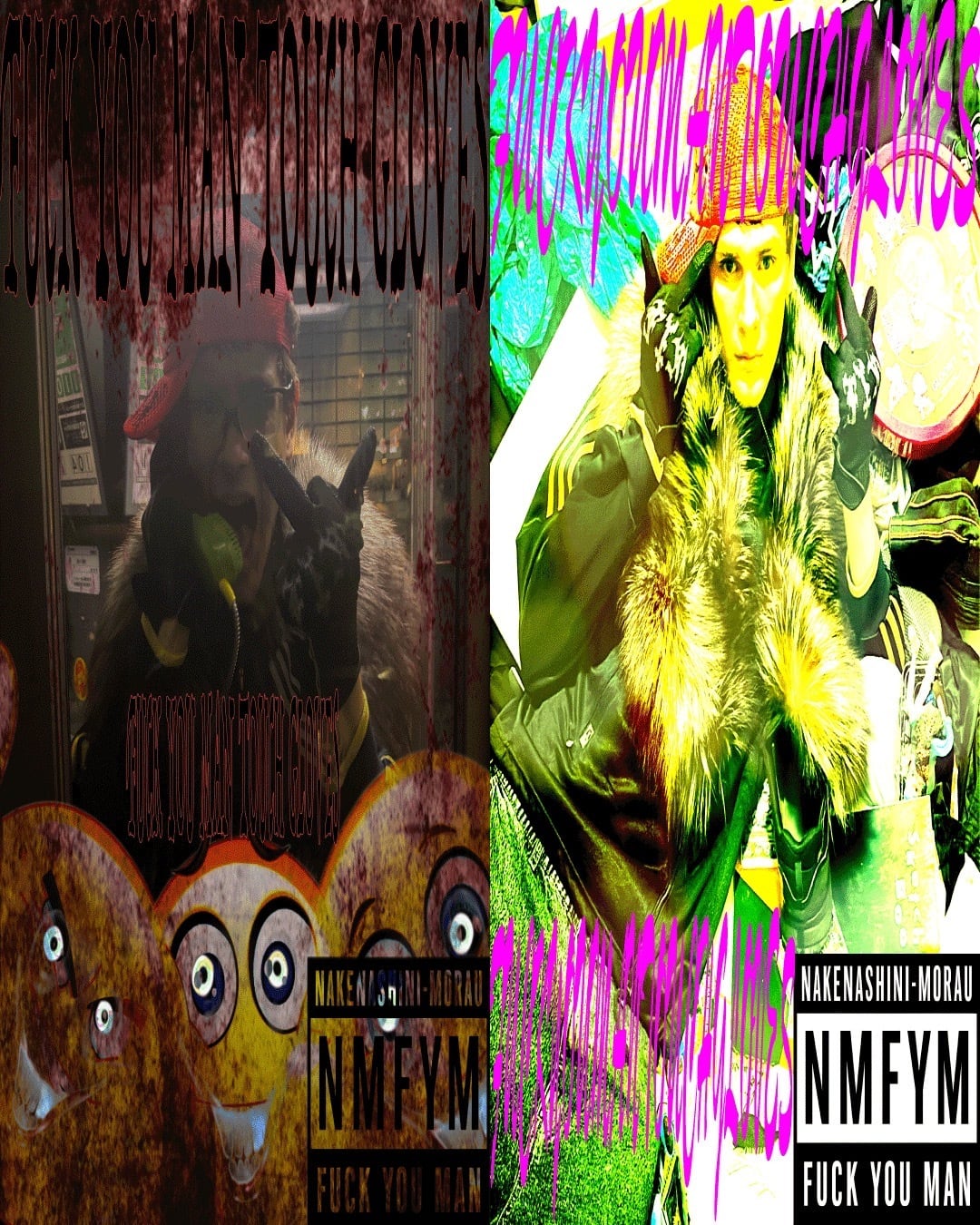 FUCK YOU MAN Studded Backpack | Pay ID