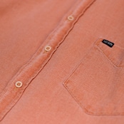 fade waffle button down shirt