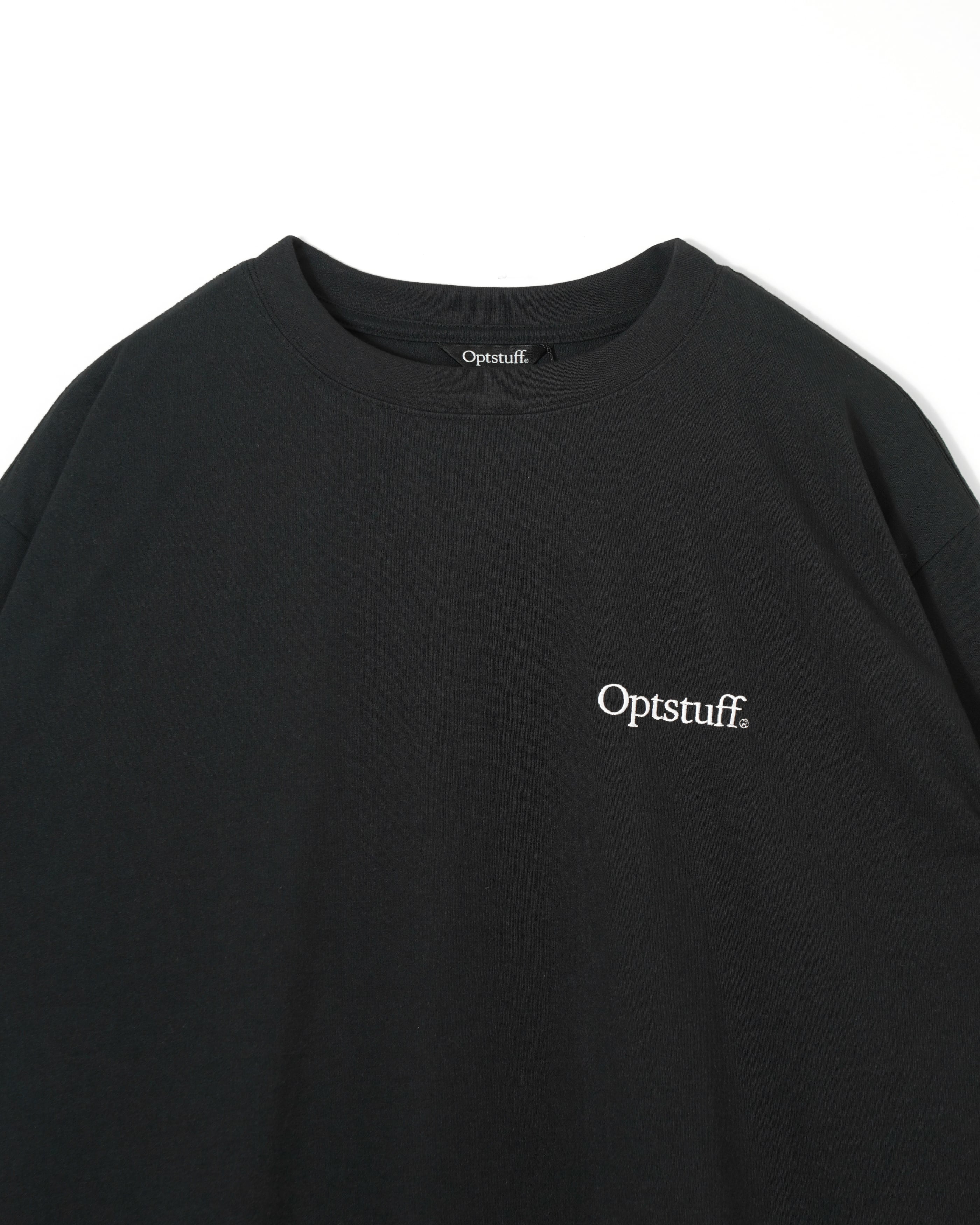 OPTSTUFF] DRAWSTRING TECH T-SHIRT (BLACK) | OPTSTUFF