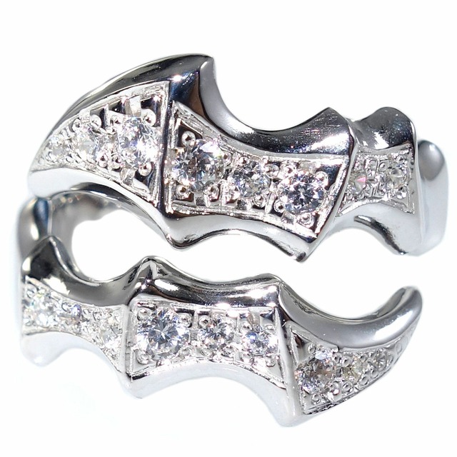 ルシフェルウイングリングPAVE ACSR0006 Lucifer Wing Ring PAVE シルバーアクセサリー Silver Jewelry Brand