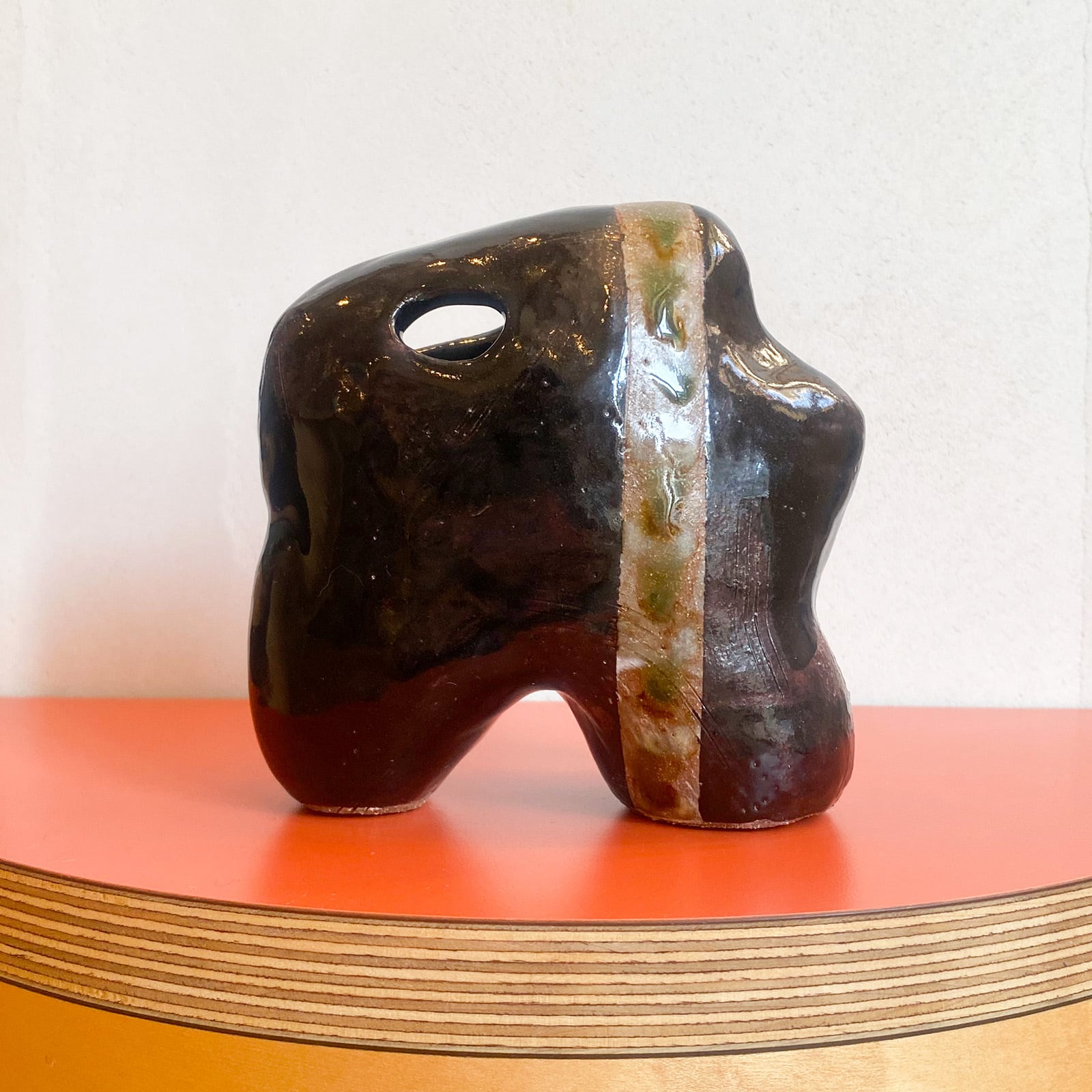 Striped Night Vase / 根石美和