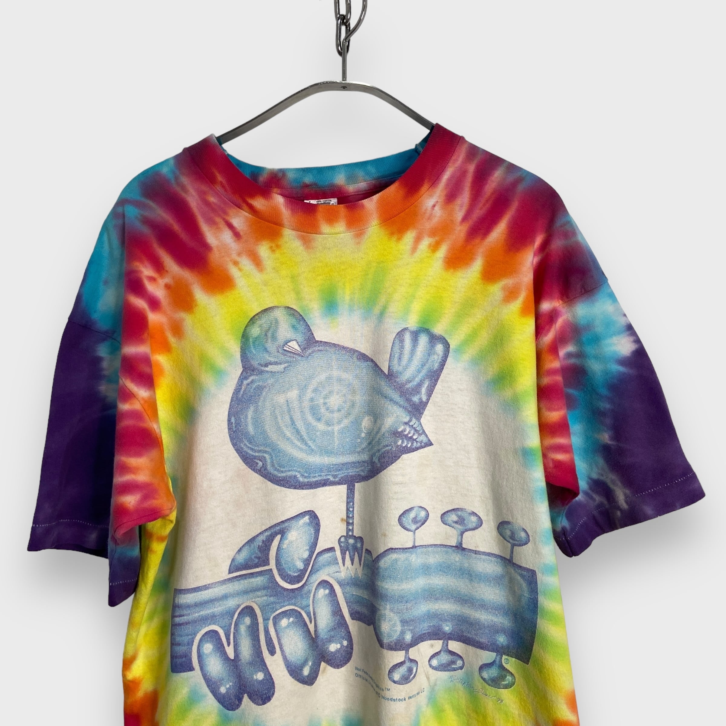ウッドストック94 タイダイTシャ90s フェスT L usa製フルーツ | 古着屋 Uan