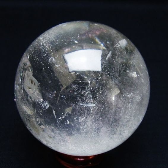 水晶 丸玉 59mm スフィア 置物 水晶玉 一点物 151-8960