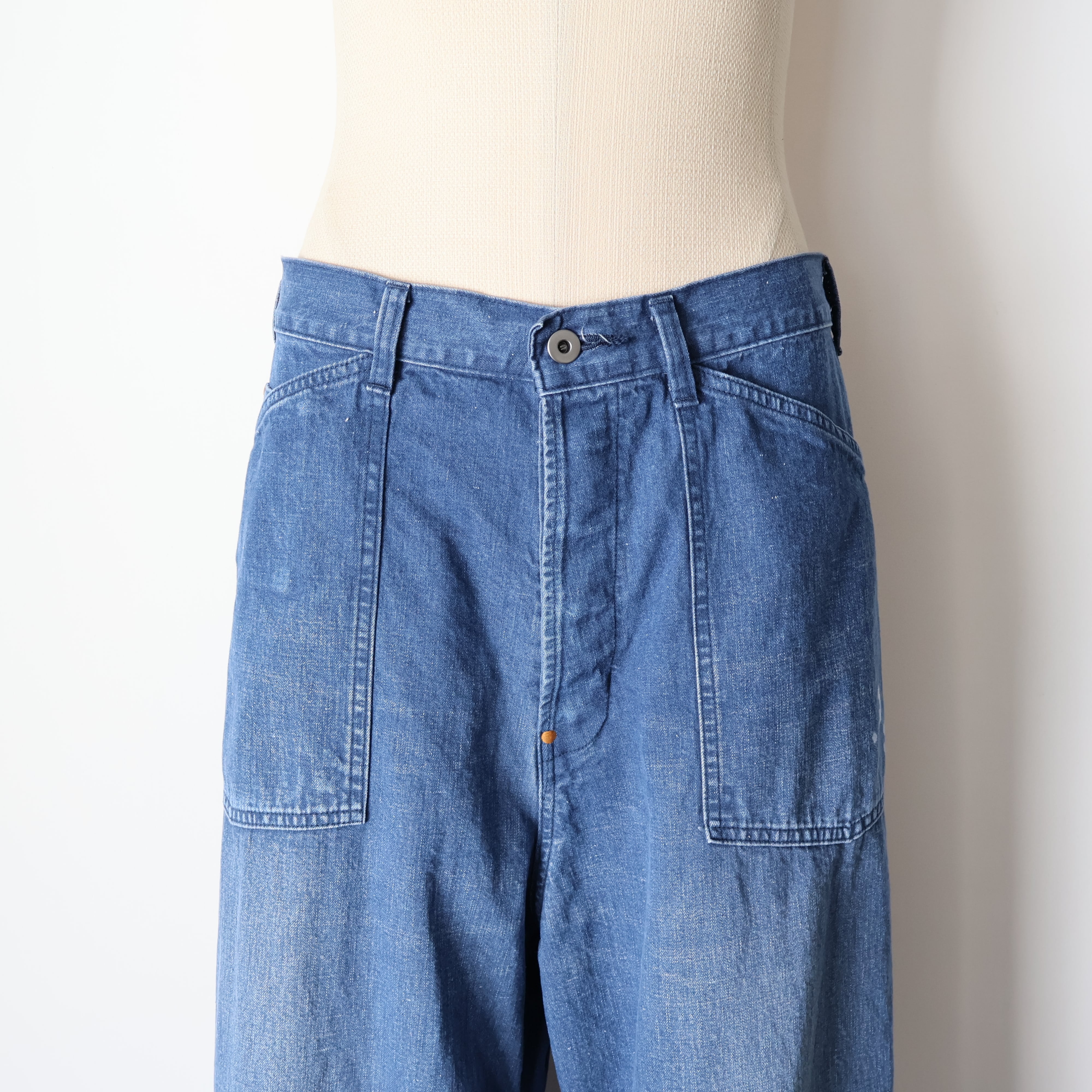 Gurank “ Distressed 3stitch Painter Pants “ | H.inch