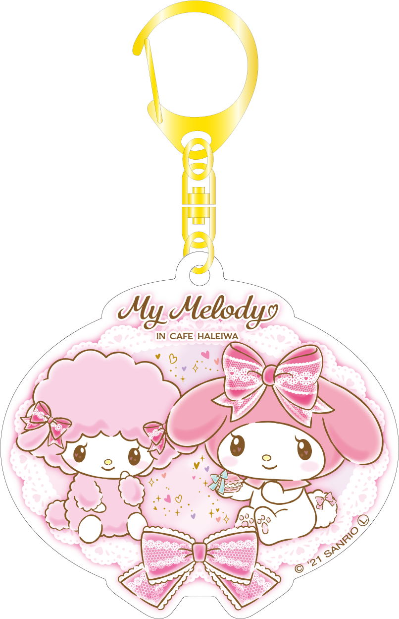 My Melody Cafe アクリルキーホルダー（ピアノ）