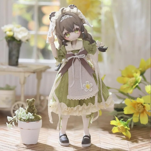 BJD ブラインドドール　Meki(メキ)「造物の心」★開封済み★グリーン　こぐま・デイジー・花守