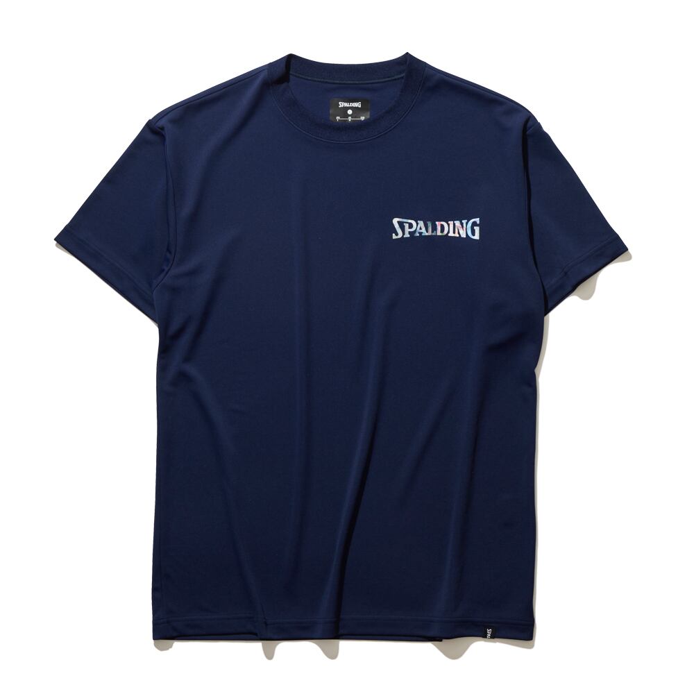 【SPALDING】Ｔシャツ ホログラム ワード マーク ネイビー | KABTO公式オンラインストア