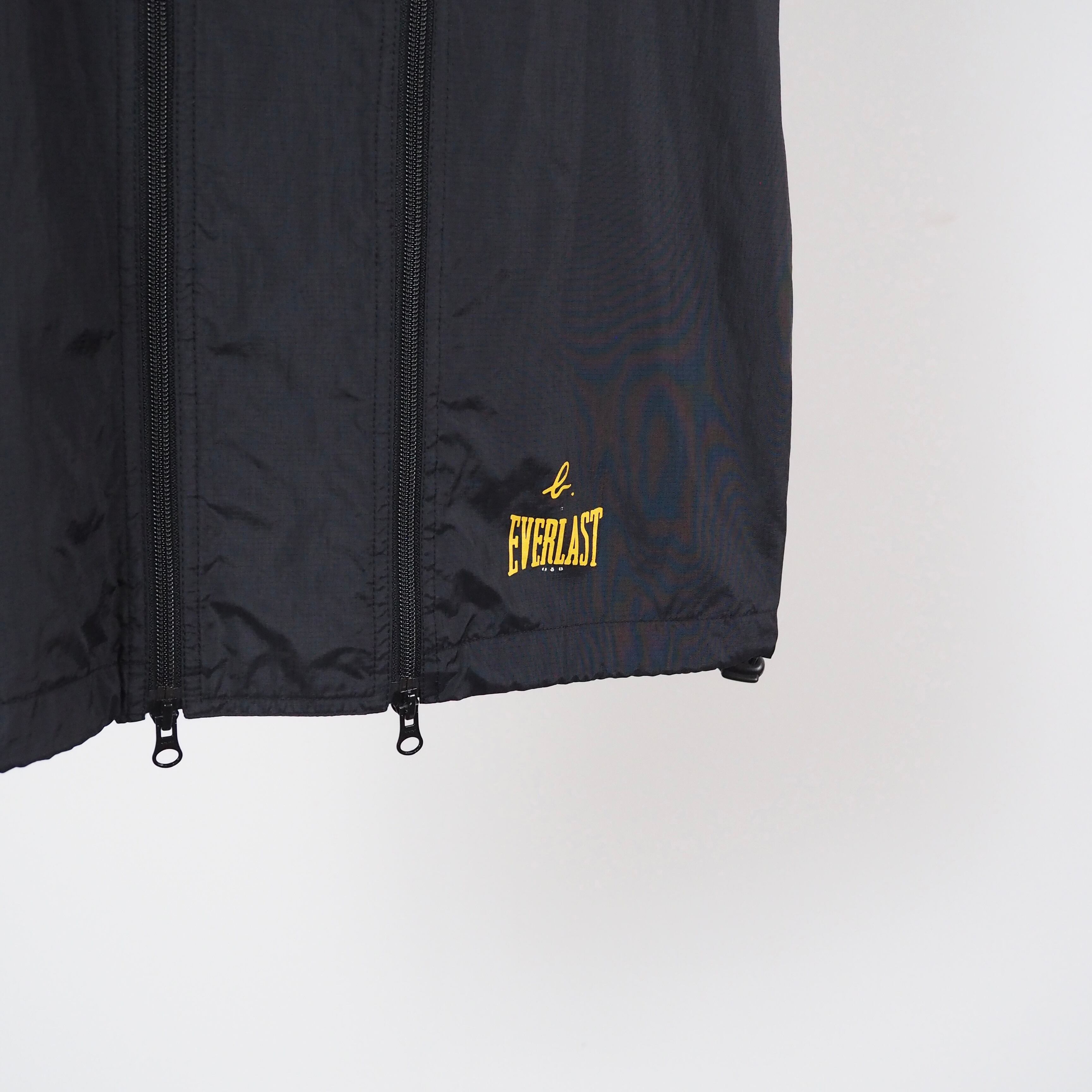 agnes b.homme × EVERLAST nylon zip up vest M /アニエスべーオム
